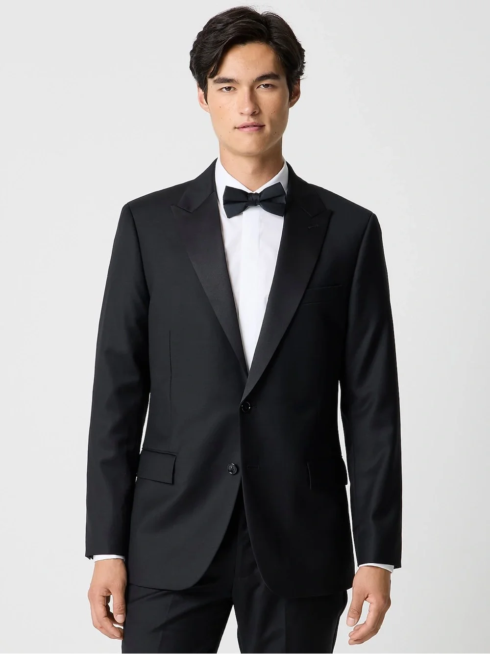 NWT J.Crew Thompson Slim-Fit 100% Wool Tuxedo Jacket Black 38R